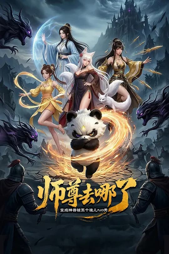 师尊去哪了：变成神兽被五个徒儿rua秃海报